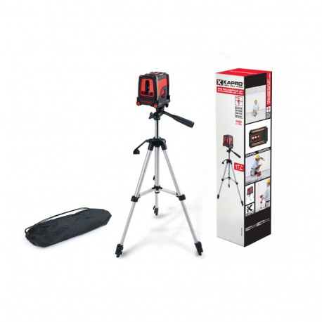 Kapro 872_SET cross-line laser with red beam + 1.3m tripod