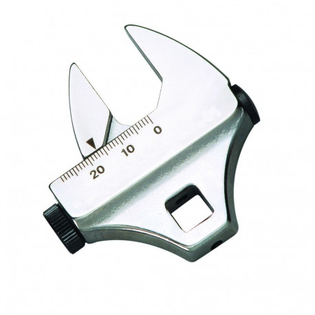 Crowfoot adjustable wrench 0-29mm / 0-1.1/8" 3/8"