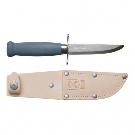 Morakniv Scout 39 Safe Outdoor Knife – 2.0mm Tipless Stainless Blade, Birch Handle, Blueberry