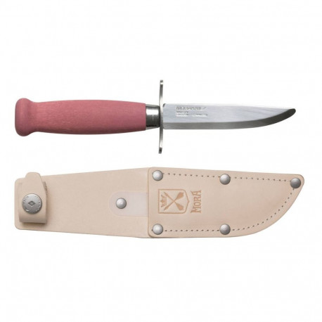 Morakniv Scout 39 Safe välinuga – 2.0 mm ümara otsaga roostevaba teras tera, kasest käepide, pohlato