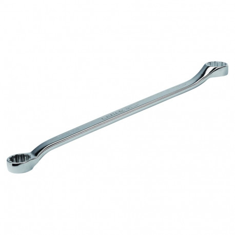 Double end ring wrench 5/8" - 3/4" both ends 15º angle