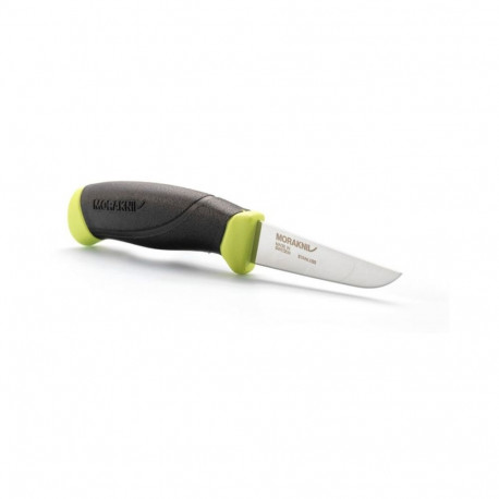 Morakniv Companion Fishing Fillet Knife 090 – Lime Green Handle, 1.9mm Stainless Steel Blade, Sheath