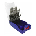 Metal drill bit set 1-13mm, "Smart Point" progressive tip, 25pcs