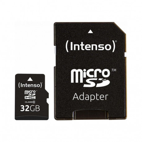 Intenso MEMORY MICRO SDHC 32GB C10/W/ADAPTER 3413480