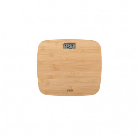 Adler Bathroom Bamboo Scale AD 8173 Maximum weight (capacity) 150 kg, Accuracy 100 g