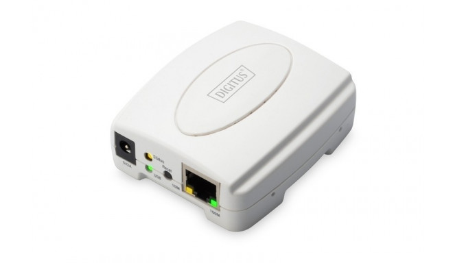 1-Port USB 2.0 10/100Mbps Fast Ethernet Print Server