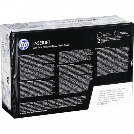 HP Cartridge No 410X HP410X HP 410X Black Schwarz (CF410XD)