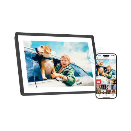 Lexar I Pexar Digital Picture Frame I 10.1-inch (Black) expandable with 32GB SD card or USB Flash