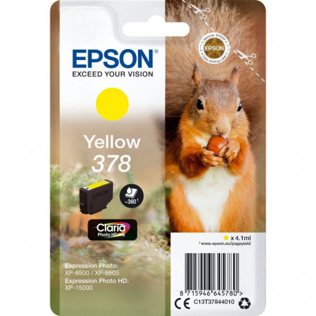 "Epson Tinte 378 C13T37844010 Gelb bis zu 360 Seiten"