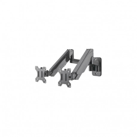 Manhattan Dual Wall Mount for TV & Monitors (Full Motion Gas Spring), For screens 17" to 32