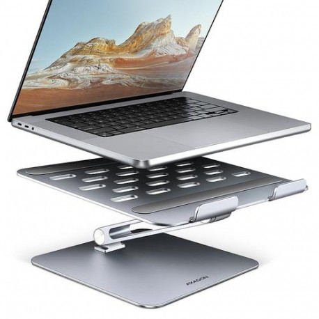 Axagon STND-LQ stand for notebooks and tablets 10"–17.3". Adjustable height and angle