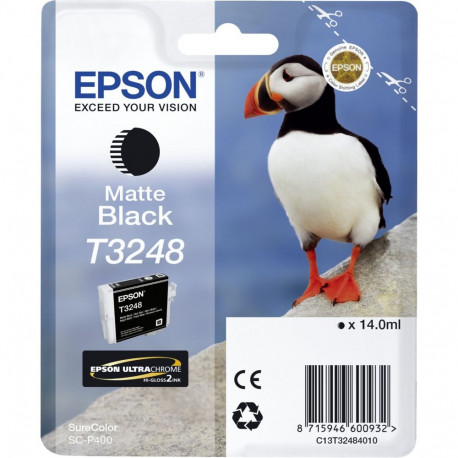 Epson ink cartridge T 324 T 3248, matte black