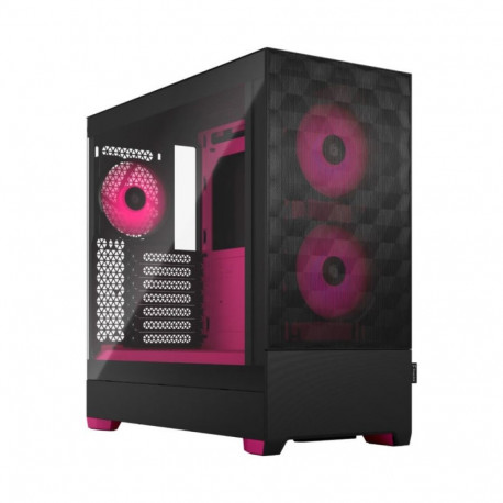 Fractal Design Pop Air RGB küljeaken Magenta Core TG Clear Tint ATX, mATX, Mini ITX