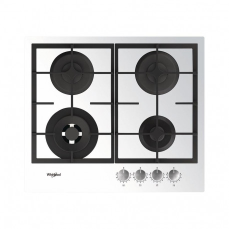 Int.gaasiplaat Whirlpool, 4x, valge
