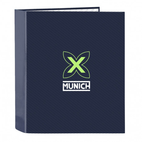 Ring binder Munich Blue indigo Blue A4 27 x 33 x 6 cm