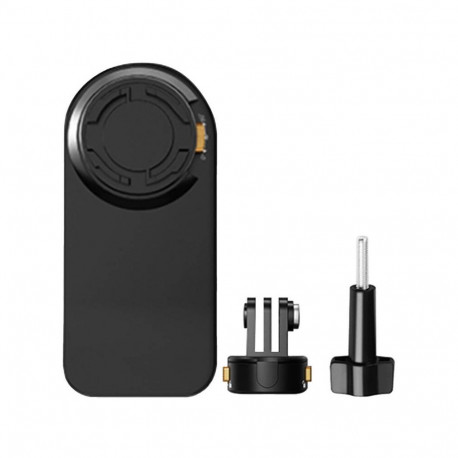 PULUZ backpack mount for sports cameras (including Osmo Action 5 Pro, Insta360 Ace Pro 2)(black)