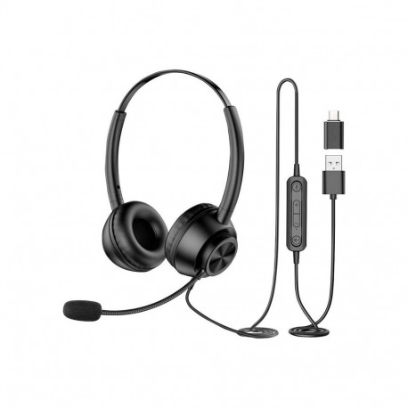 Wired headset with microphone New Bee H368