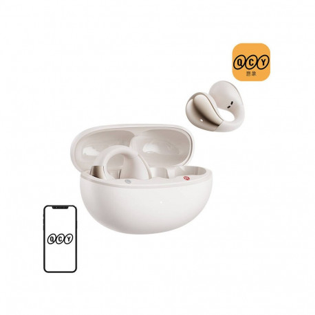 QCY Crossky Clip C30 headphones (white)