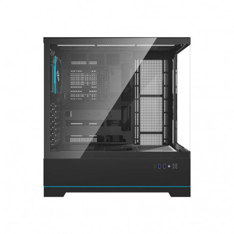 Darkflash DY451 PRO computer case (black) + 1 fan