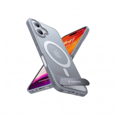 Etui Torras Pstand Series do iPhone 16 Plus (Titanium gray)