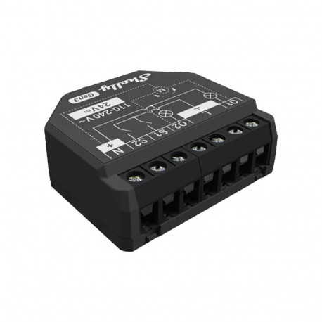 Shelly 2PM Gen3 2-channel Controller, WiFi/Bluetooth (energy measurement)