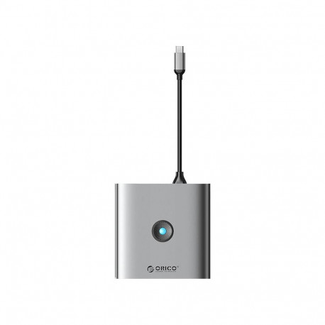 Adapter Hub 8w1 Orico, HDMI 4K + 3x USB-A 3.0, USB-C, 100W PD + SD/TF