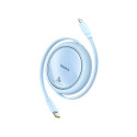 USB Cable Baseus Free2Pull USB-C to iP 20W 1m (blue)