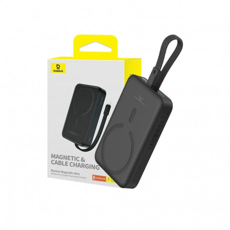 Powerbank Baseus Magnetic Mini 10000mAh, Lightning 20W MagSafe (black)