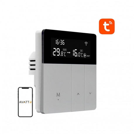 Avatto WT50 smart thermostat water heater 3A WiFi TUYA