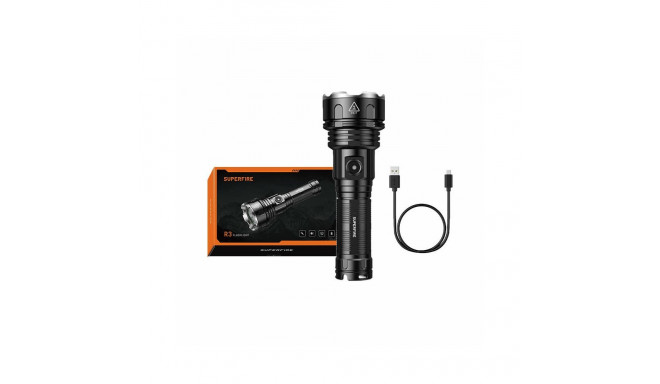 Superfire R3 P90 flashlight, 2000 lm, USB, 36 W, 5 modes, 350 m