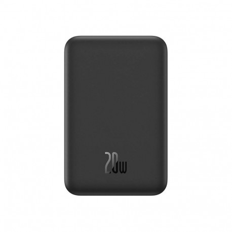Magnetic Mini Powerbank Baseus 5000mAh, USB-C 20W (black)