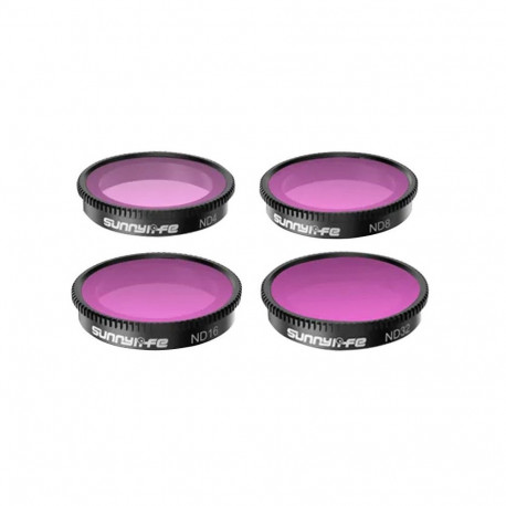 Set of filters ND4, ND8, ND16, ND32 Sunnylife for Insta360 GO 3/2