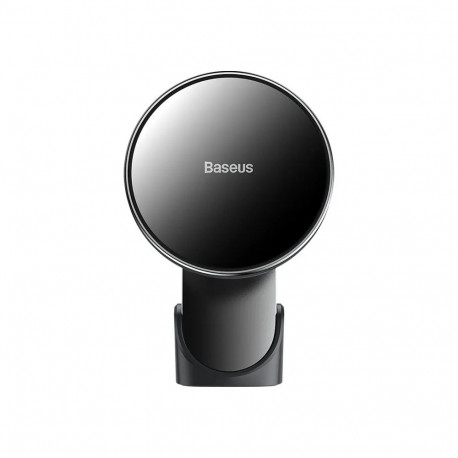 Baseus Big Energy car mount with wireless charger 15W for Iphone 12 / Iphone 13 (Black)