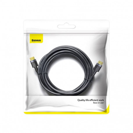 Baseus Cafule 4KHDMI Male To 4KHDMI Male Adapter Cable 5m Black