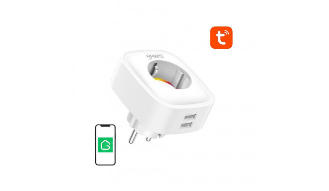 Smart plug WiFi Gosund SP112 2xUSB, 16A, Tuya