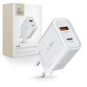 TECH-PROTECT C30W 2-PORT NETWORK CHARGER PD 30W / QC3.0 WHITE
