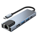 Tech-Protect USB hub 5in1, hall