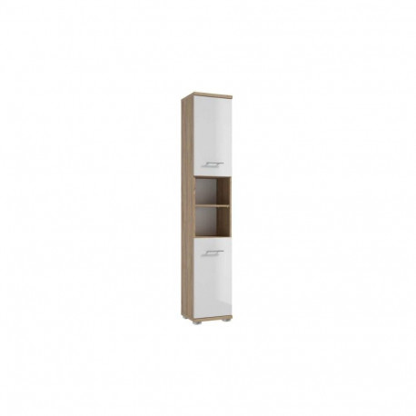CABINET TALL BARI C35 WHITE/WOOD