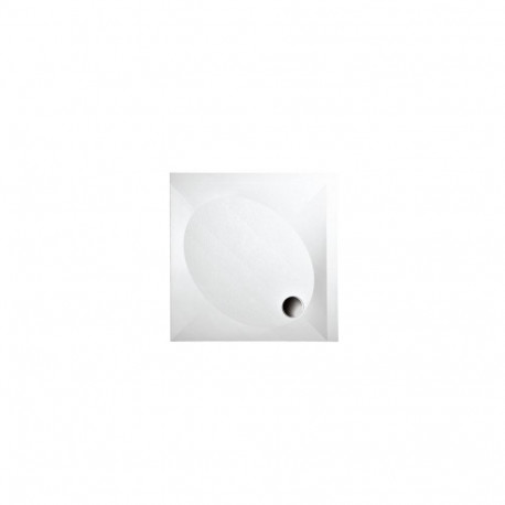 SET LARGO KV90 shower tray, panel white