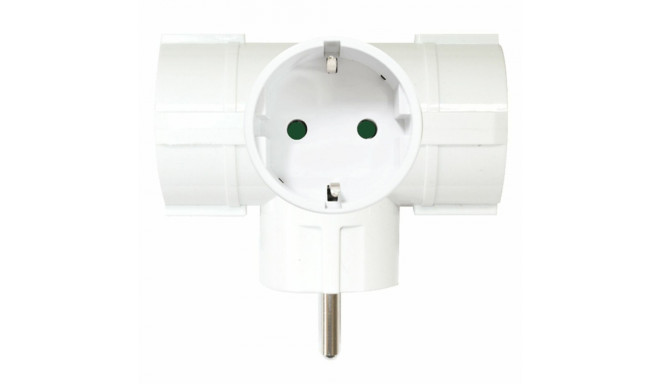 Pistikuadapter Silver Electronics 9153 Valge 220 V 16 A