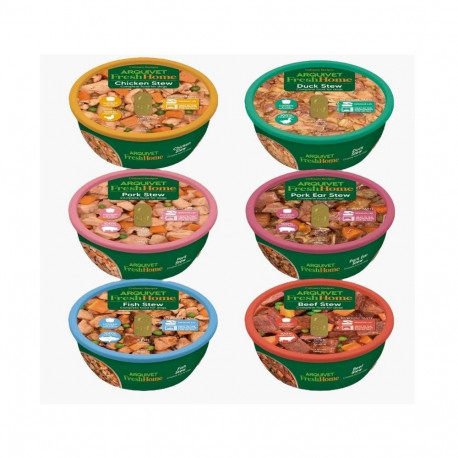 ARQUIVET Fresh Home Mix stews - wet dog food - 6x280g