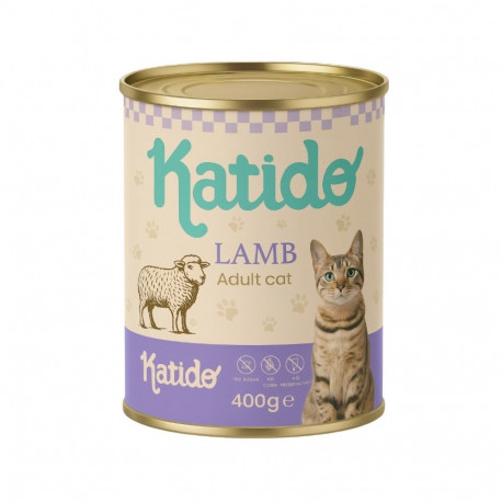 KATIDO kasside märgtoit lambalihaga 400g