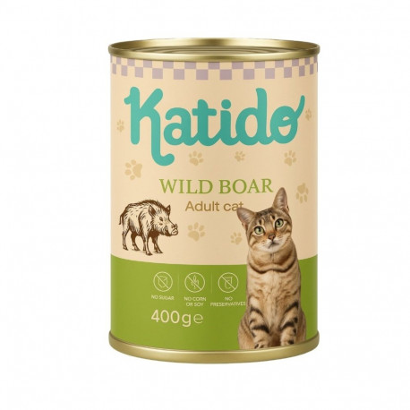 KATIDO märg kassitoit metssealihaga 400g