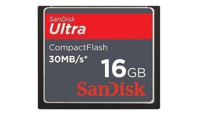 Sandisk memory card CF 16GB Ultra 30MB/s