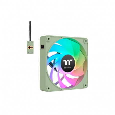 Thermaltake CT140 EX Reverse ARGB Sync PC Cooling Fan (Light Green, Pack of 3, 140 mm)