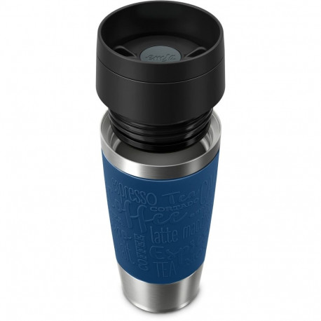 TRAVEL MUG Classic Thermobecher (dunkelblau/edelstahl, 0,36 Liter)