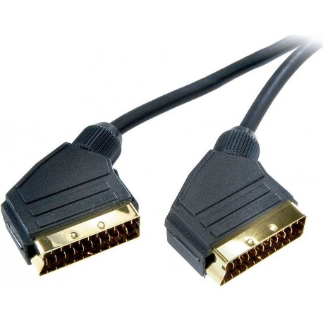 Vivanco кабель Promostick SCART - SCART 1,2м Gold (22189)