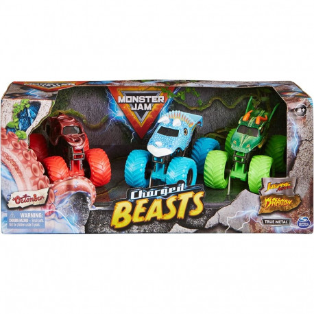 Monster Jam Charged Beasts 3er-Pack