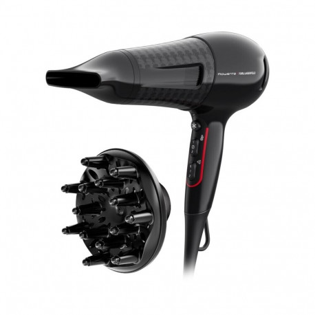 Rowenta x KARL LAGERFELD Powerline CV 591L, hair dryer (black/red)
