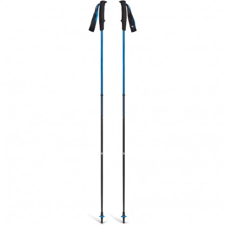 Black Diamond Distance Carbon trekking poles, fitness equipment (blue, 1 pair, 100 cm)